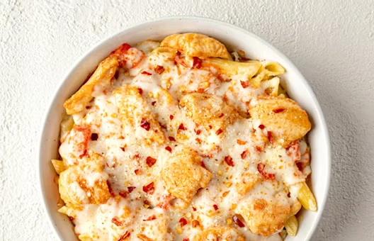 Spicy Baked Ziti with Chicken

