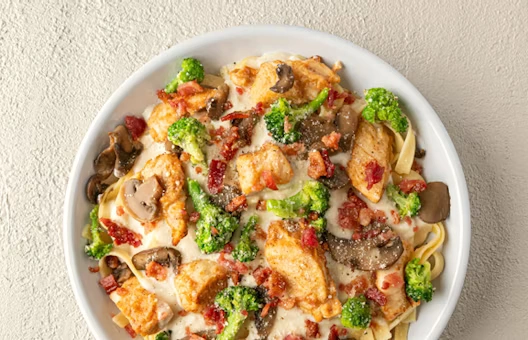 Loaded Fettuccine Alfredo
