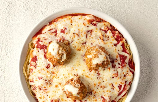 Baked Spaghetti with Meatballs
